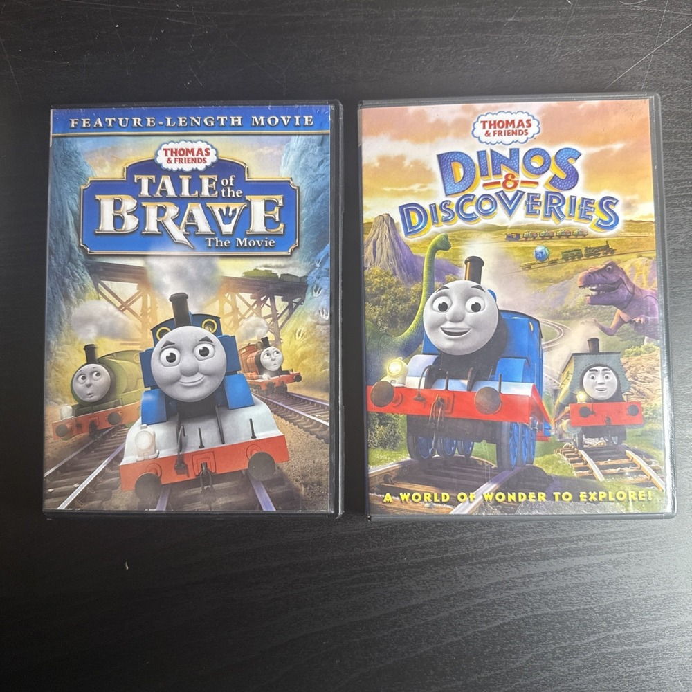 Thomas & Friends DVDs Take Of The Brave And Dinos & Discoveries